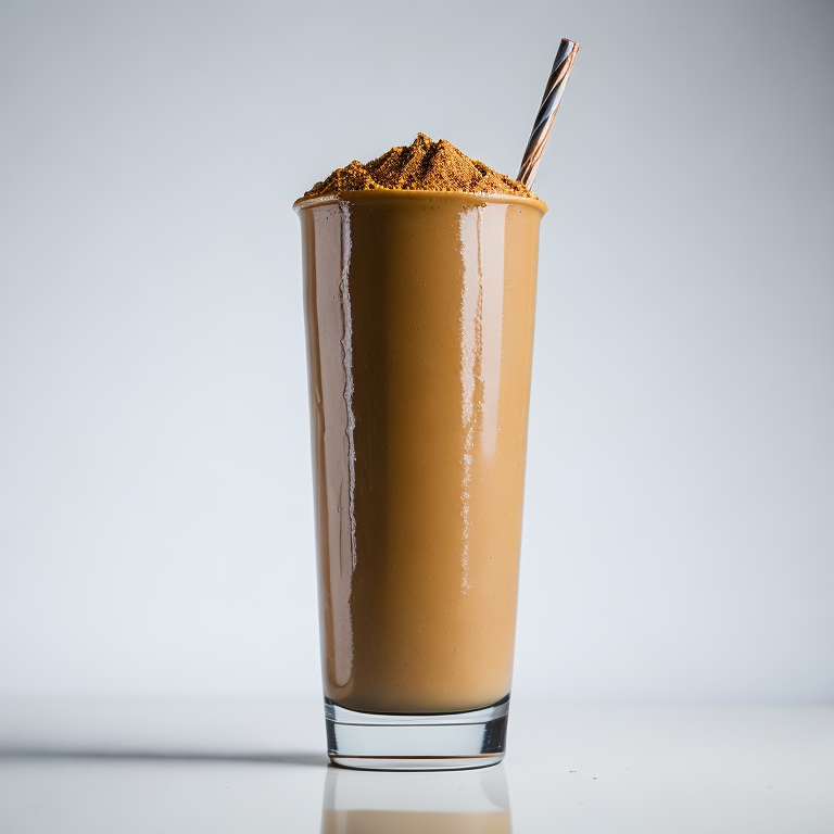 carob extract milkshake